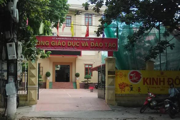 Phòng GD-ĐT thị xã Quảng Yên nơi bà Hiền công tác
