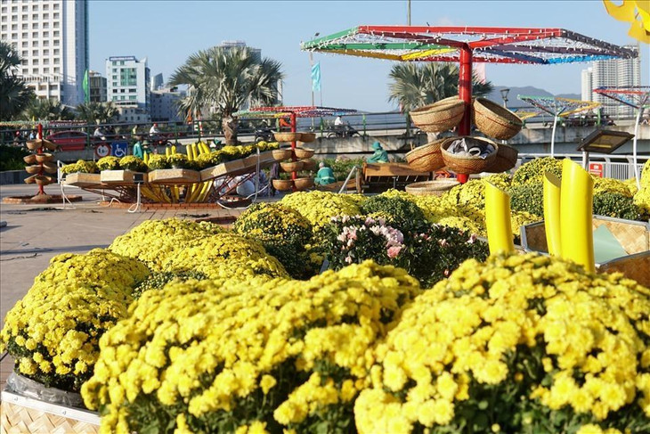 Đà Nẵng chi hơn 14,5 tỷ đồng trang trí hoa, điện chiếu sáng dịp Tết 2023