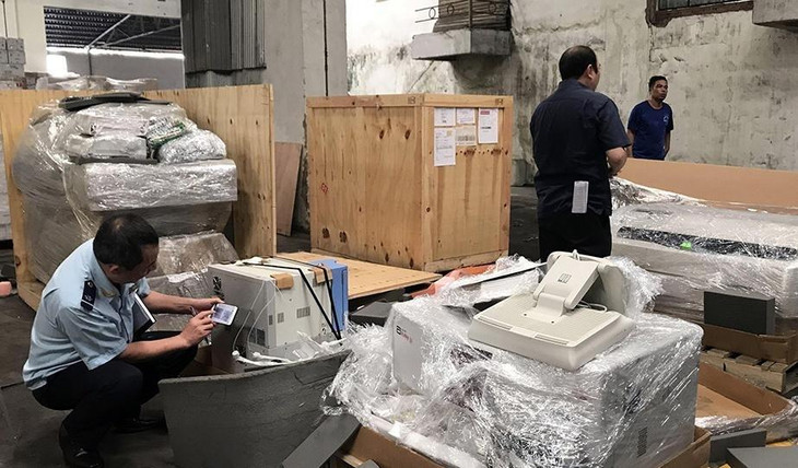 Lô hàng buôn lậu bị thu giữ