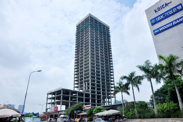 Dự án Trung tâm điều hành và giao dịch Vicem tại lô 10E6 Khu đô thị mới Cầu Giấy.