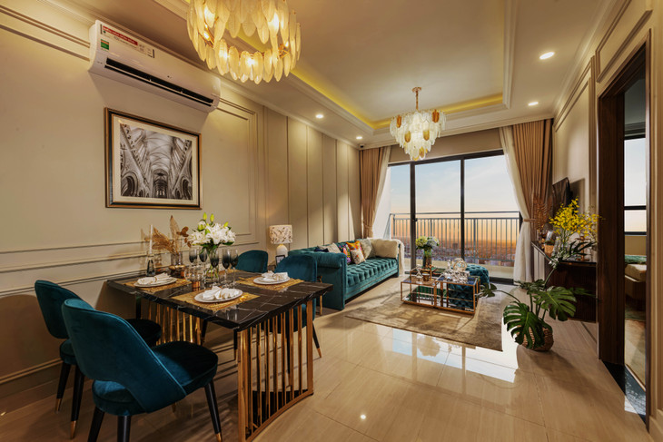 Căn hộ 2 phòng ngủ của Hanoi Melody Residences là lựa chọn tối ưu cho các gia đình trẻ