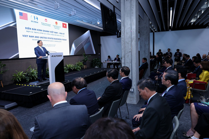 Thủ tướng Phạm Minh Chính hoan nghênh sự quan tâm của các doanh nghiệp đối với thị trường Việt Nam - Ảnh: VGP