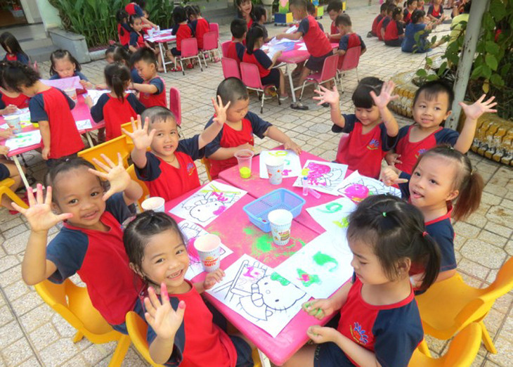 Con công nhân Công ty Pouyuen Việt Nam, quận Bình Tân, TP.HCM