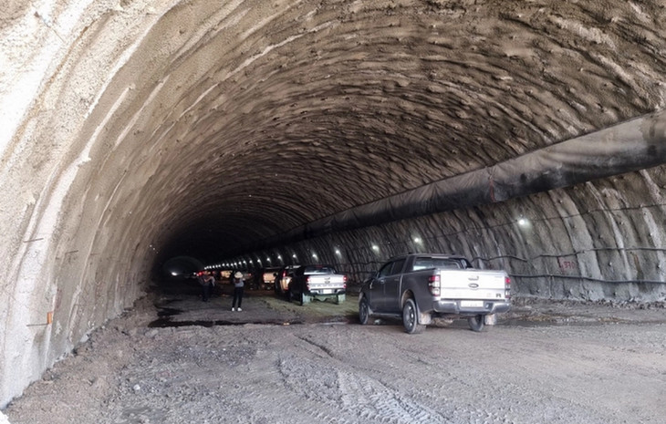 Hầm Sơn Triệu trên cao tốc Quy Nhơn - Chí Thạnh