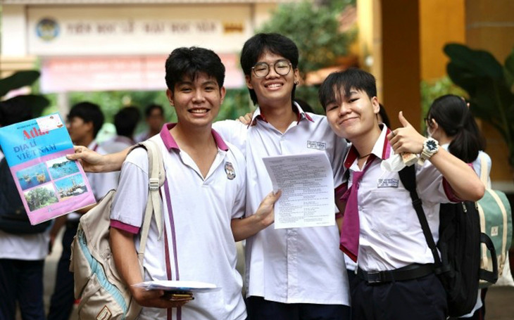 Thí sinh dự thi tốt nghiệp THPT 2024