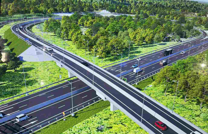 Phối cảnh giai đoạn 1 dự án cao tốc TP.HCM - Thủ Dầu Một - Chơn Thành