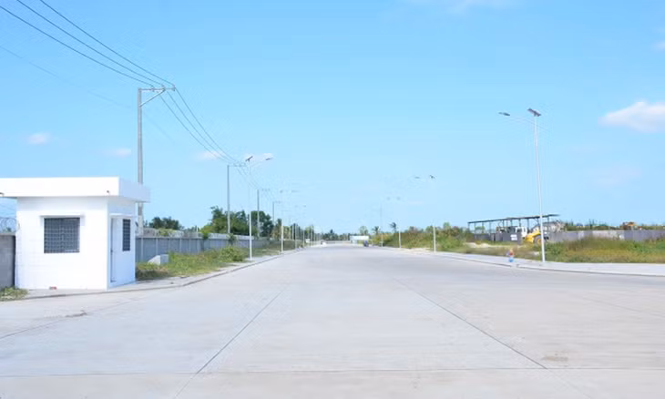 Hạ tầng giao thông trong Cụm công nghiệp Xây Đá B (huyện Châu Thành, tỉnh Sóc Trăng)