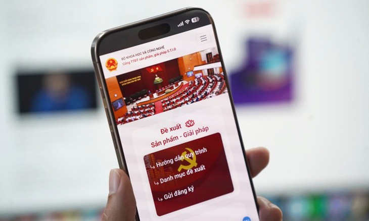 Cổng thông tin tiếp nhận và công bố các sản phẩm, giải pháp khoa học, công nghệ, đổi mới sáng tạo và chuyển đổi số
