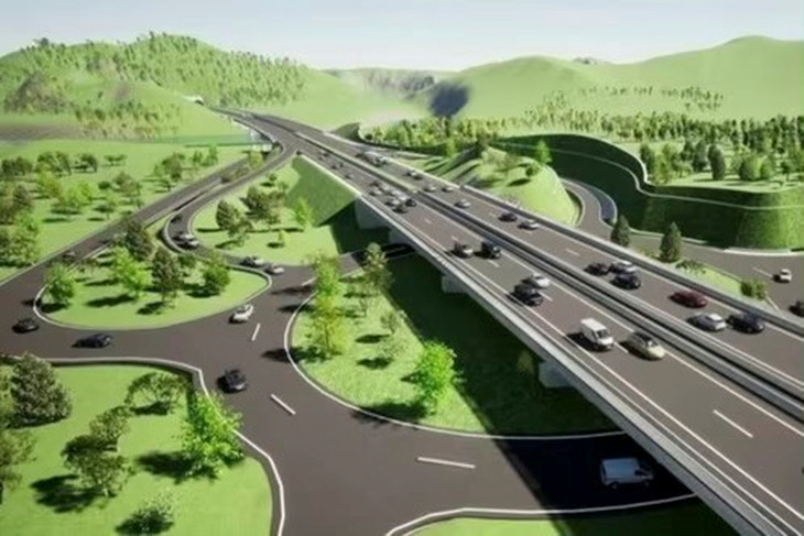 Phối cảnh cao tốc Gia Nghĩa - Chơn Thành