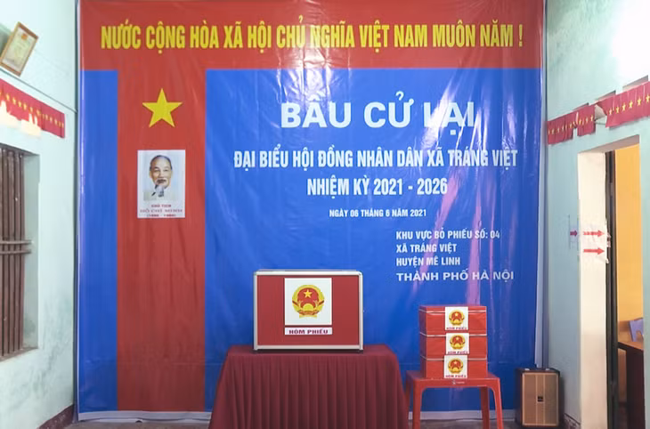 Công tác chuẩn bị cho bầu cử lại vào ngày 6/6 tại tổ bầu cử số 4, xã Tráng Việt đã cơ bản hoàn thành