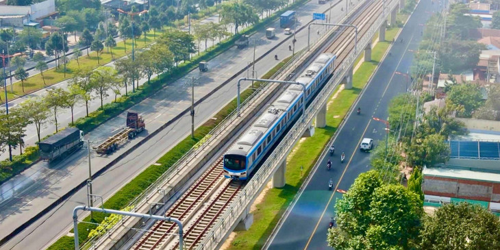 Tàu metro số 1 bắt đầu vận hành thử nghiệm với 100% công suất thiết kế