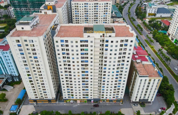 Toàn cảnh khu vực tổ hợp bất động sản, nhà ở của Công ty CP Thương mại và Đầu tư phát triển Thống Nhất