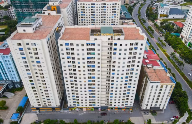 Toàn cảnh khu vực tổ hợp bất động sản, nhà ở của Công ty CP Thương mại và Đầu tư phát triển Thống Nhất