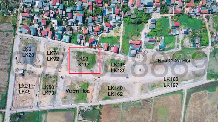 Vị trí lô đất đấu giá Vị trí lô đất đấu giá