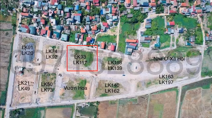 Vị trí lô đất đấu giá Vị trí lô đất đấu giá