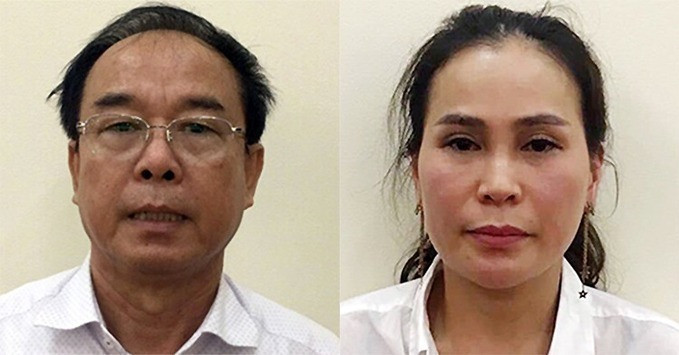 Ông Tài và Thúy lúc bị bắt