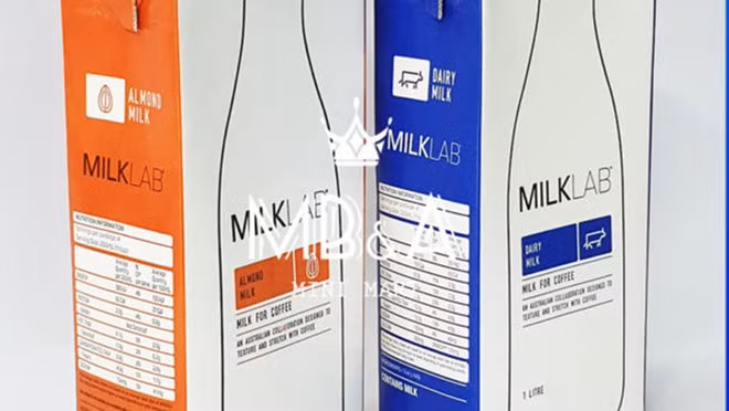 Ảnh quảng cáo sữa Milk Lab1L