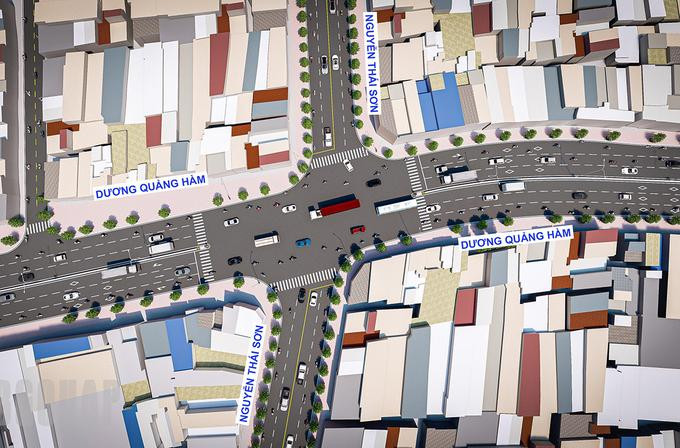 Phối cảnh Dự án mở rộng đường Dương Quảng Hàm