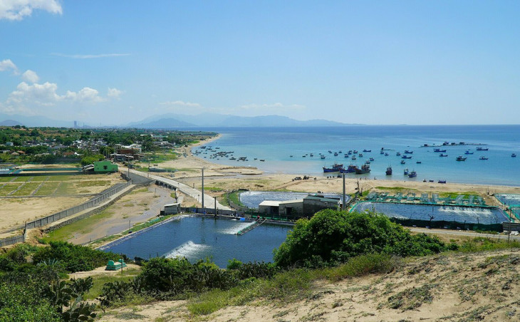 Thôn Vĩnh Trường (xã Phước Dinh, huyện Thuận Nam), nơi được quy hoạch làm Nhà máy Điện hạt nhân Ninh Thuận 1