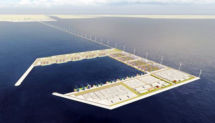 Phối cảnh cảng Trần Đề