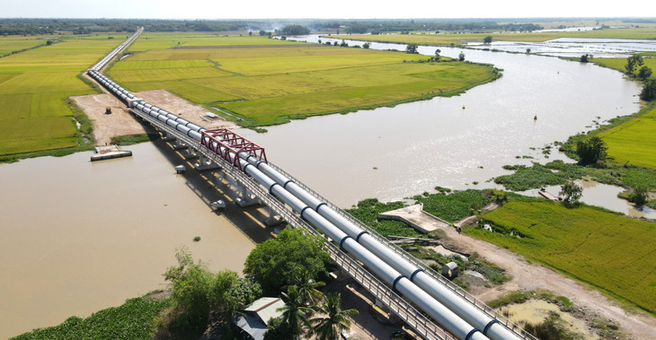 Một đoạn sông Vàm Cỏ Đông, đoạn qua địa bàn Tây Ninh