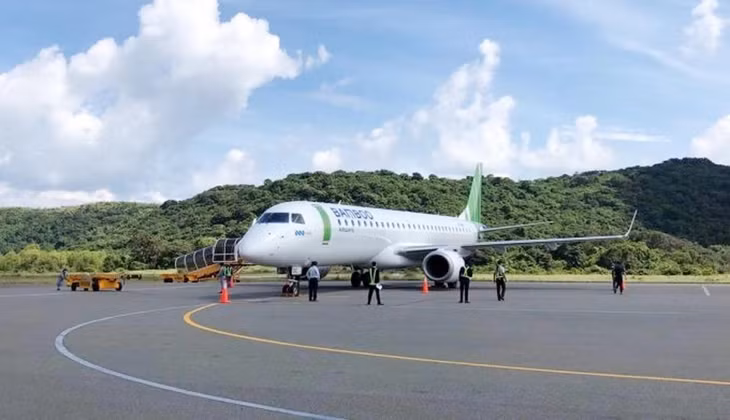 Sân bay Côn Đảo đang khai thác các máy bay nhỏ như ATR, Embraer.