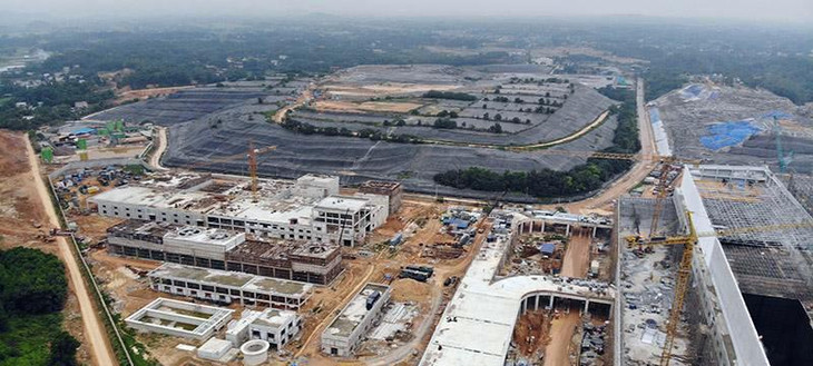 Toàn cảnh đại dự án đốt rác nhìn từ trên cao