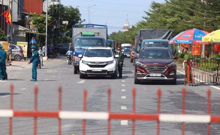 Chốt cách ly xã hội ở TP Bắc Ninh