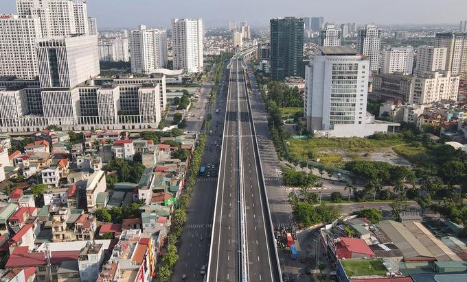 Cầu vượt Mai Dịch sẽ kết nối đồng bộ với đường vành đai 3 trên cao