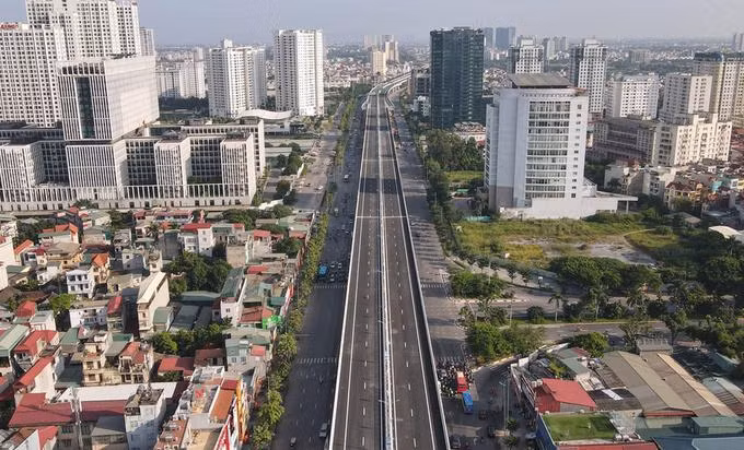 Cầu vượt Mai Dịch sẽ kết nối đồng bộ với đường vành đai 3 trên cao