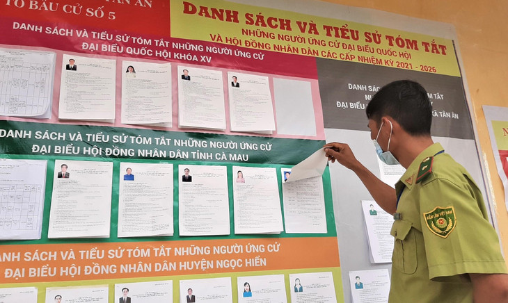Trên các đảo, các lực lượng làm nhiệm vụ rất nghiêm túc lựa chọn ứng cử viên xứng đáng