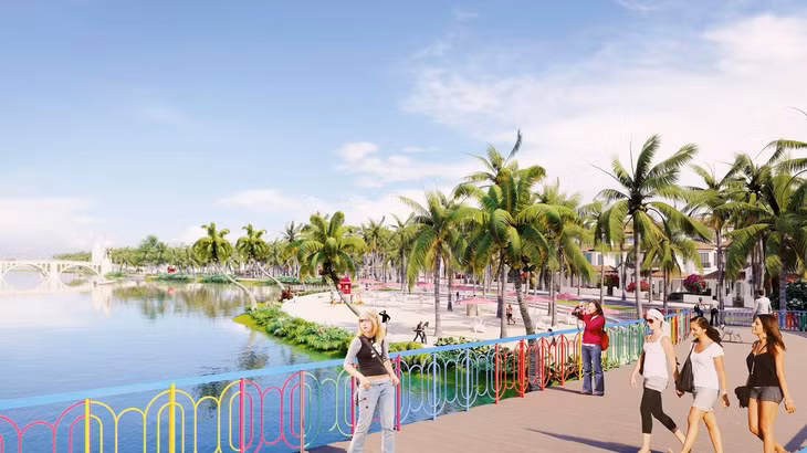 Không gian sống an yên bên sông là niềm khao khát của nhiều người. Ảnh minh họa.