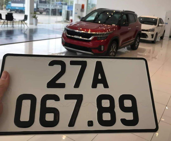 Tới đây sẽ đấu giá biển số xe đẹp