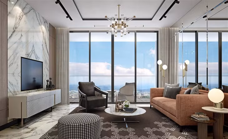 Chủ nhân The Platinum có thể lựa chọn các phong cách nội thất khác nhau - Ảnh minh họa