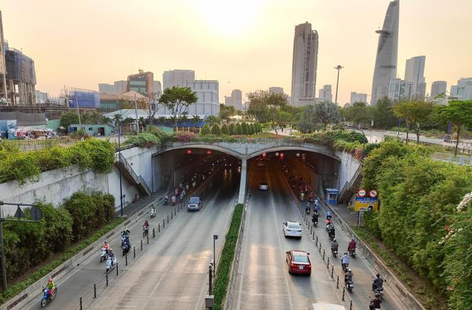 Hầm sông Sài Gòn, nơi được khôi phục lại hoạt động duy tu, bảo trì