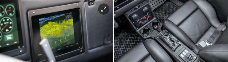 Chiếc Ripsaw EV4-F4 này còn được trang bị hệ thống camera hồng ngoại tầm nhiệt 360 độ, giúp người lái theo dõi được môi trường vào ban đêm thông qua màn hình trung tâm.. Ảnh: Hemings Auction Chiếc Ripsaw EV4-F4 này còn được trang bị hệ thống camera hồng ngoại tầm nhiệt 360 độ, giúp người lái theo dõi được môi trường vào ban đêm thông qua màn hình trung tâm.. Ảnh: Hemings Auction