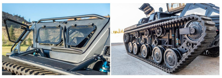 Mẫu xe quân sự của Howe & Howe nặng hơn 4,5 tấn và có khoảng sáng gầm 508 mm (20 inch). Ảnh: Hemings Auction Mẫu xe quân sự của Howe & Howe nặng hơn 4,5 tấn và có khoảng sáng gầm 508 mm (20 inch). Ảnh: Hemings Auction