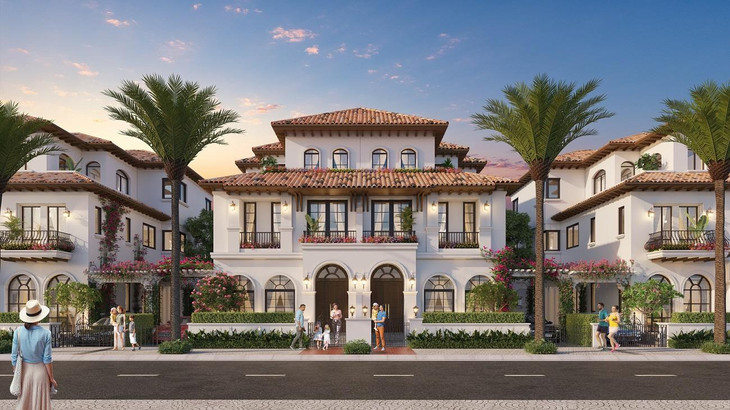 Phối cảnh minh họa biệt thự Sun Riverside Village, nơi sống và nghỉ dưỡng lý tưởng của giới thượng lưu.