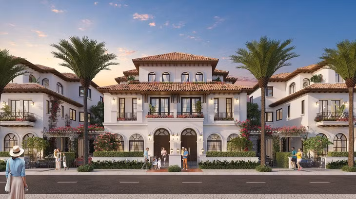 Phối cảnh minh họa biệt thự Sun Riverside Village, nơi sống và nghỉ dưỡng lý tưởng của giới thượng lưu.