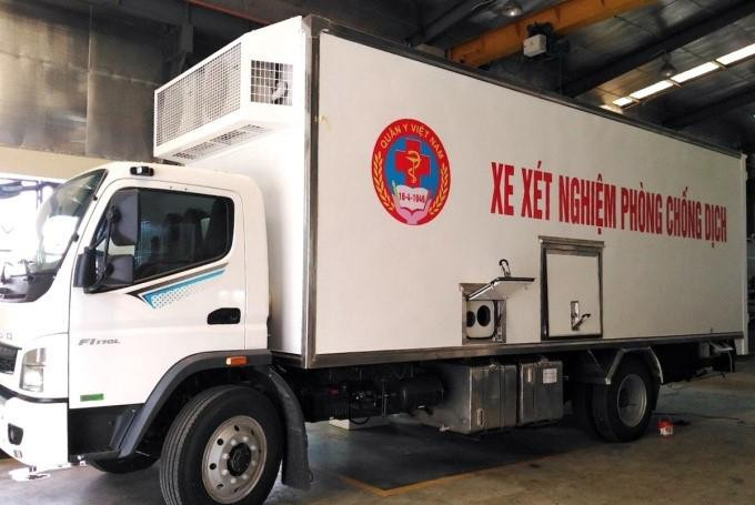 Xe xét nghiệm phòng chống dịch do quân đội thiết kế, chế tạo, cải hoán Xe xét nghiệm phòng chống dịch do quân đội thiết kế, chế tạo, cải hoán