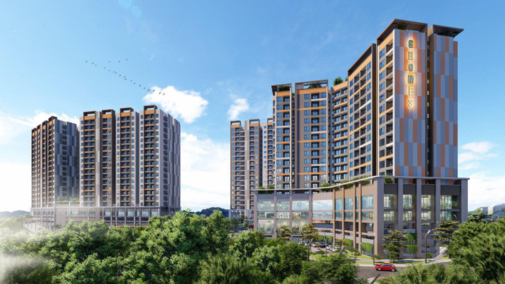 Phối cảnh Dự án nhà ở xã hội thuộc Khu dân cư đồi Ngân hàng Phối cảnh Dự án nhà ở xã hội thuộc Khu dân cư đồi Ngân hàng