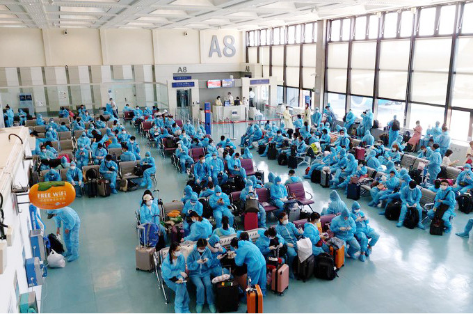 Đưa 290 công dân Việt Nam từ Đài Loan (Trung Quốc) về nước