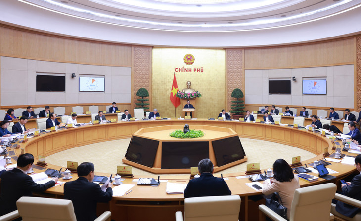 Chính phủ họp phiên chuyên đề xây dựng pháp luật tháng 1