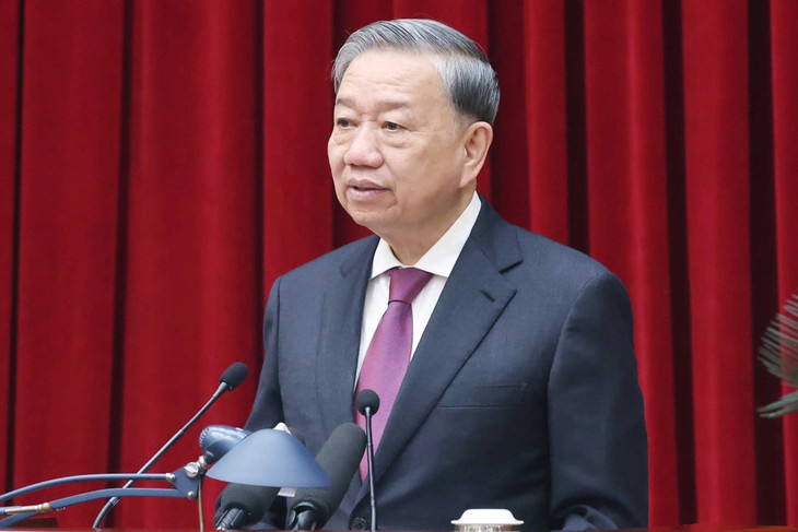 Tổng Bí thư Tô Lâm phát biểu bế mạc Hội nghị Ban Chấp hành Trung ương Đảng khóa XIII. Tổng Bí thư Tô Lâm phát biểu bế mạc Hội nghị Ban Chấp hành Trung ương Đảng khóa XIII.