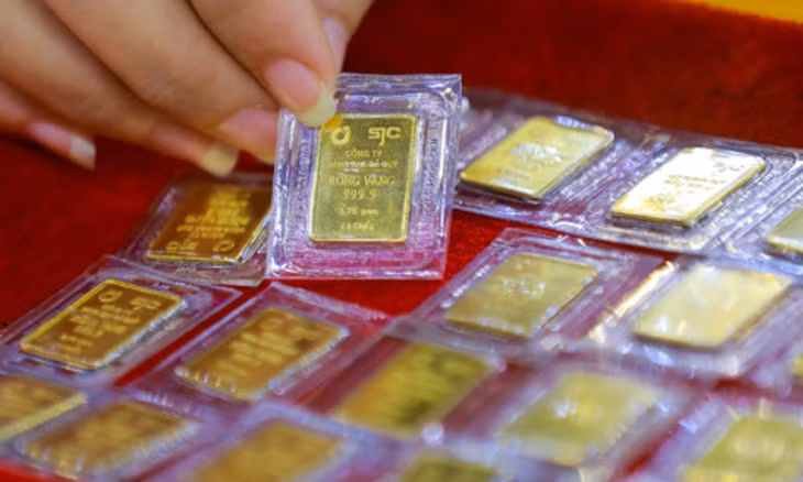 Mỗi lượng vàng tiếp tục tăng gần nửa triệu đồng