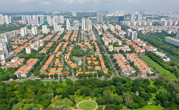 Một góc Khu đô thị Phú Mỹ Hưng