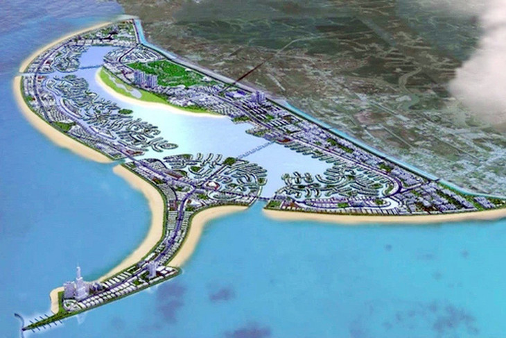 Phối cảnh Khu đô thị lấn biển Cần Giờ Phối cảnh Khu đô thị lấn biển Cần Giờ