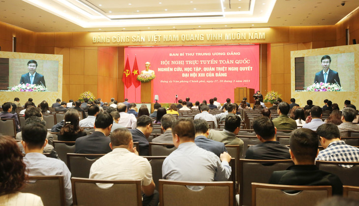 Điểm cầu tại Văn phòng Chính phủ