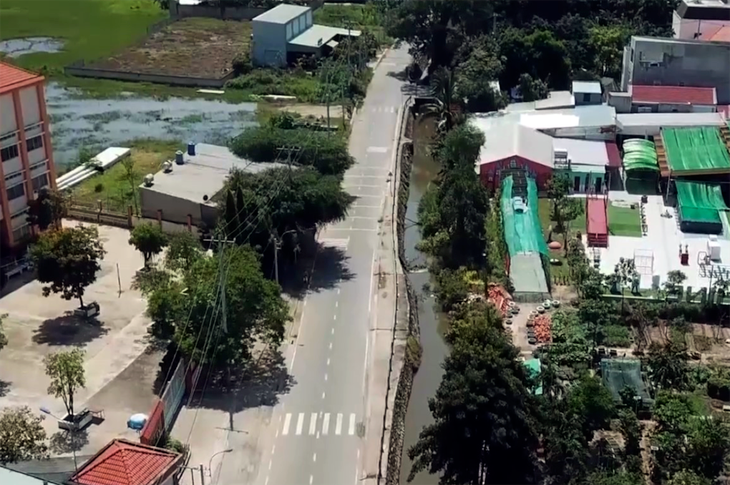 Rạch Hóc Môn đoạn từ đường Tô Ký đến Lê Thị Hà