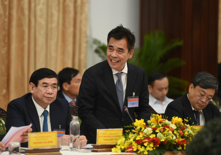 Ông Đinh Bá Thành, Chủ tịch điều hành DatVietVAC cho rằng lĩnh vực công nghiệp văn hóa và sáng tạo cần được ưu tiên, hỗ trợ với những chính sách rõ ràng và chỉ tiêu cụ thể. Ảnh: VGP Ông Đinh Bá Thành, Chủ tịch điều hành DatVietVAC cho rằng lĩnh vực công nghiệp văn hóa và sáng tạo cần được ưu tiên, hỗ trợ với những chính sách rõ ràng và chỉ tiêu cụ thể. Ảnh: VGP